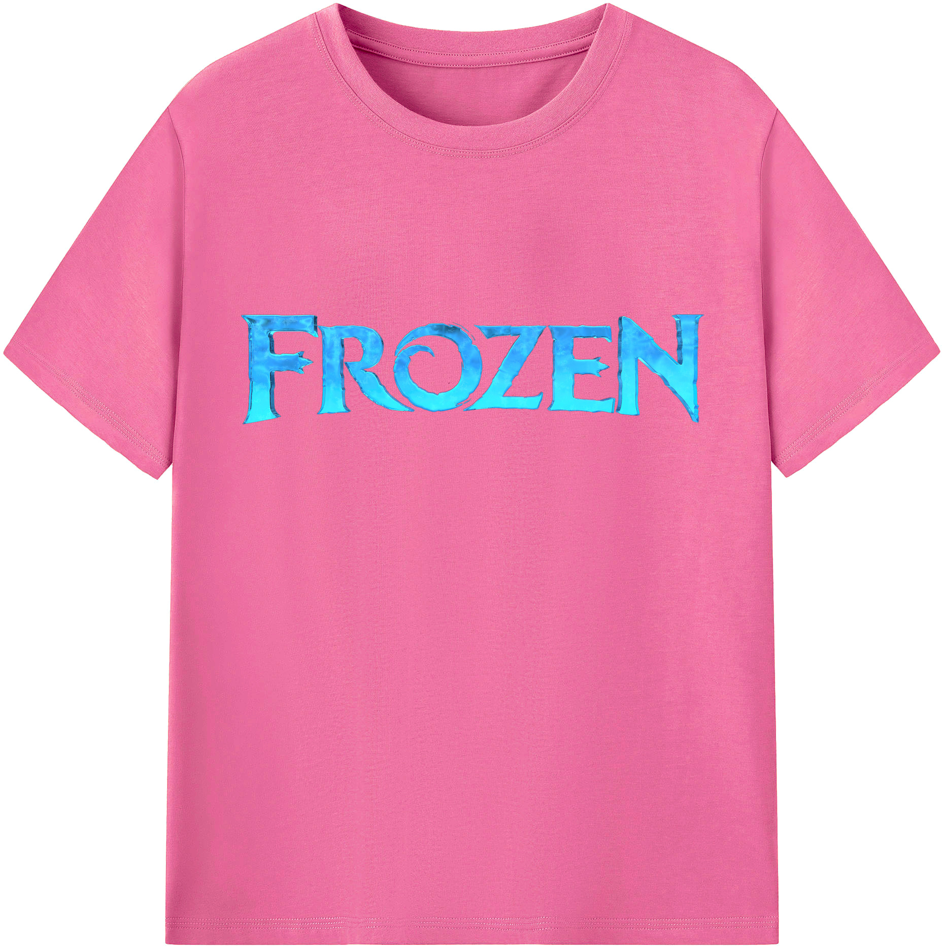（画像用） アナと雪の女王 アンナ エルサ Frozen Anna Elsa レディースカジュアルプリントTシャツ（綿100％）